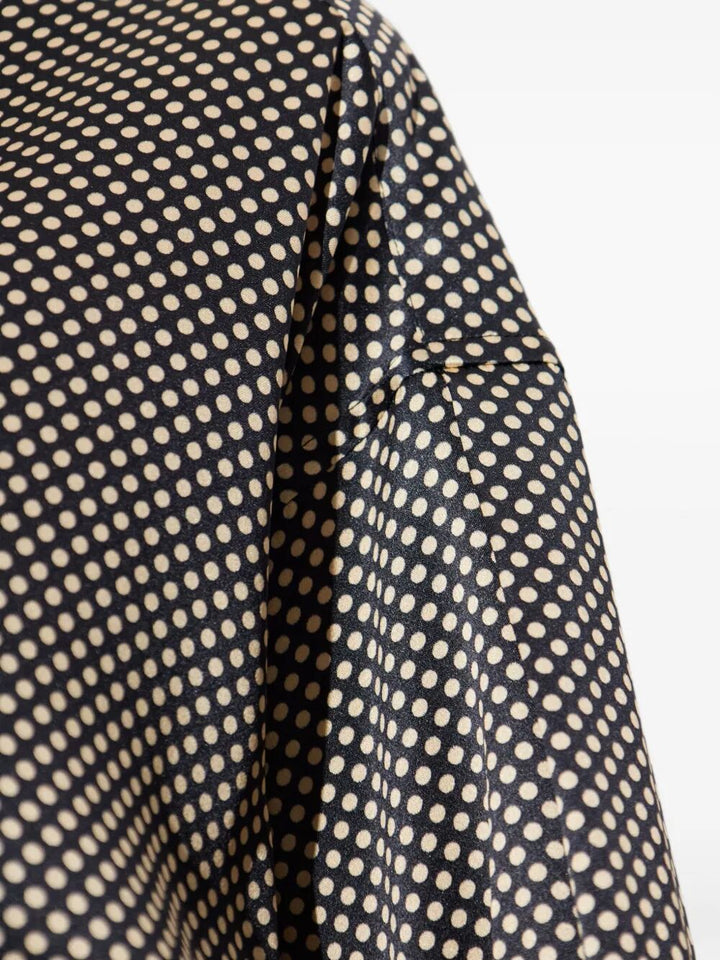 Tom Ford Women Polka Dot Relaxed Fit Silk Shirt