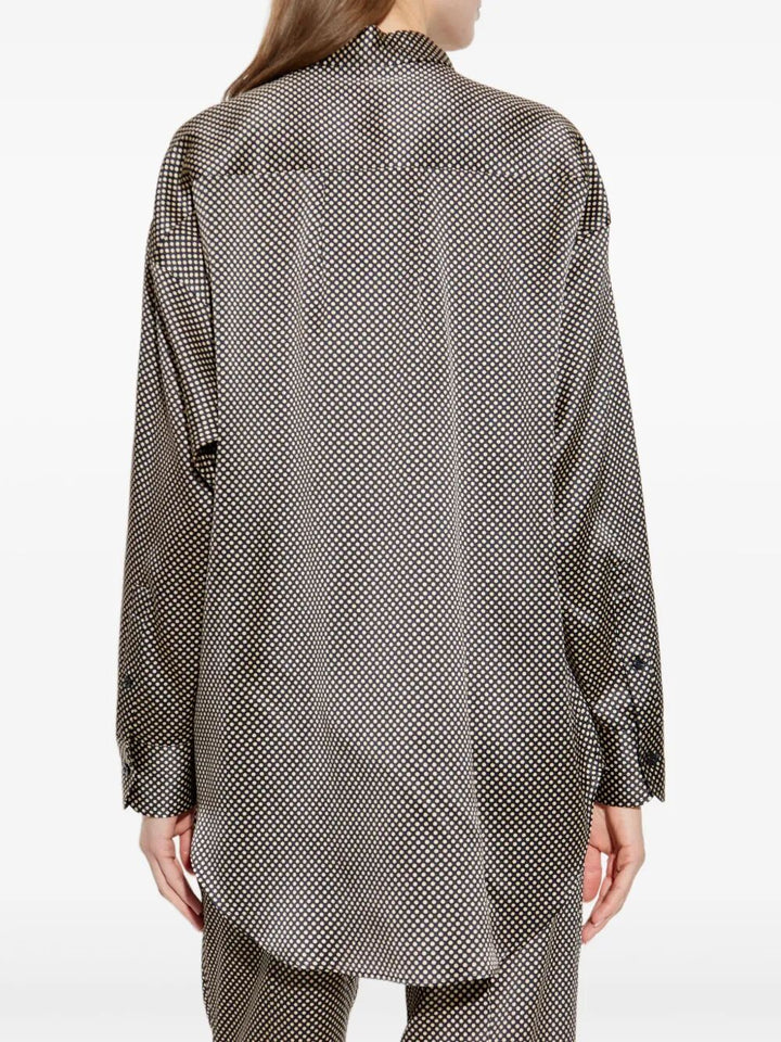 Tom Ford Women Polka Dot Relaxed Fit Silk Shirt