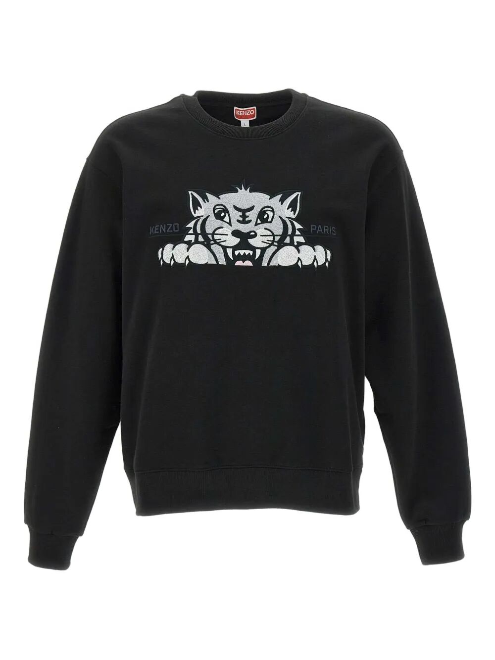 Kenzo Unisex "Kenzo Happy Tiger" Embroidered Classic Sweatshirt