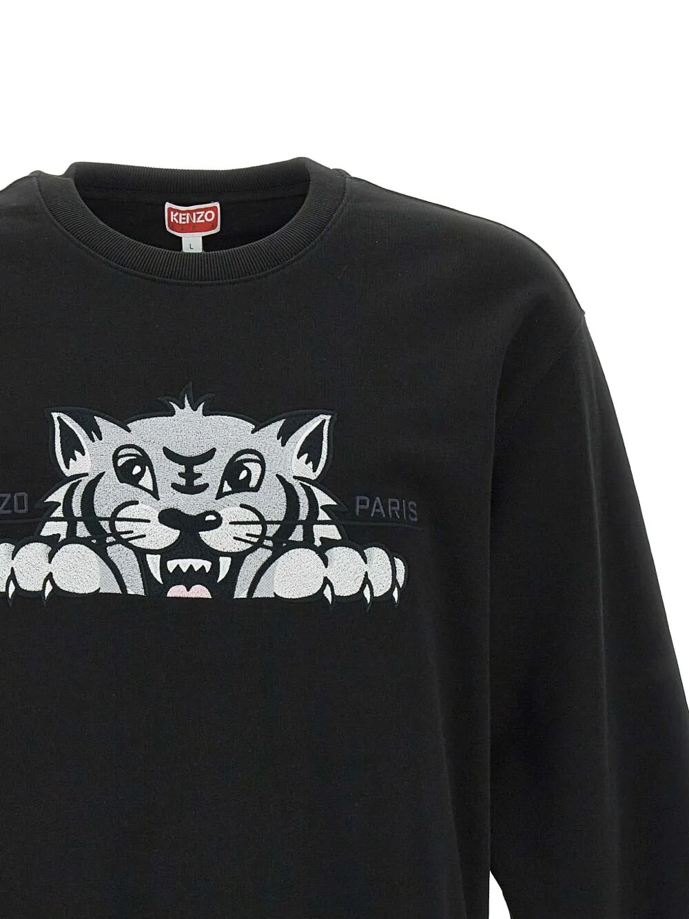 Kenzo Unisex "Kenzo Happy Tiger" Embroidered Classic Sweatshirt