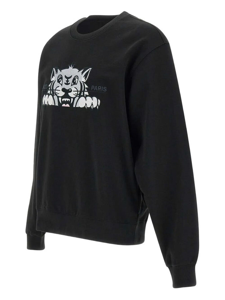Kenzo Unisex "Kenzo Happy Tiger" Embroidered Classic Sweatshirt