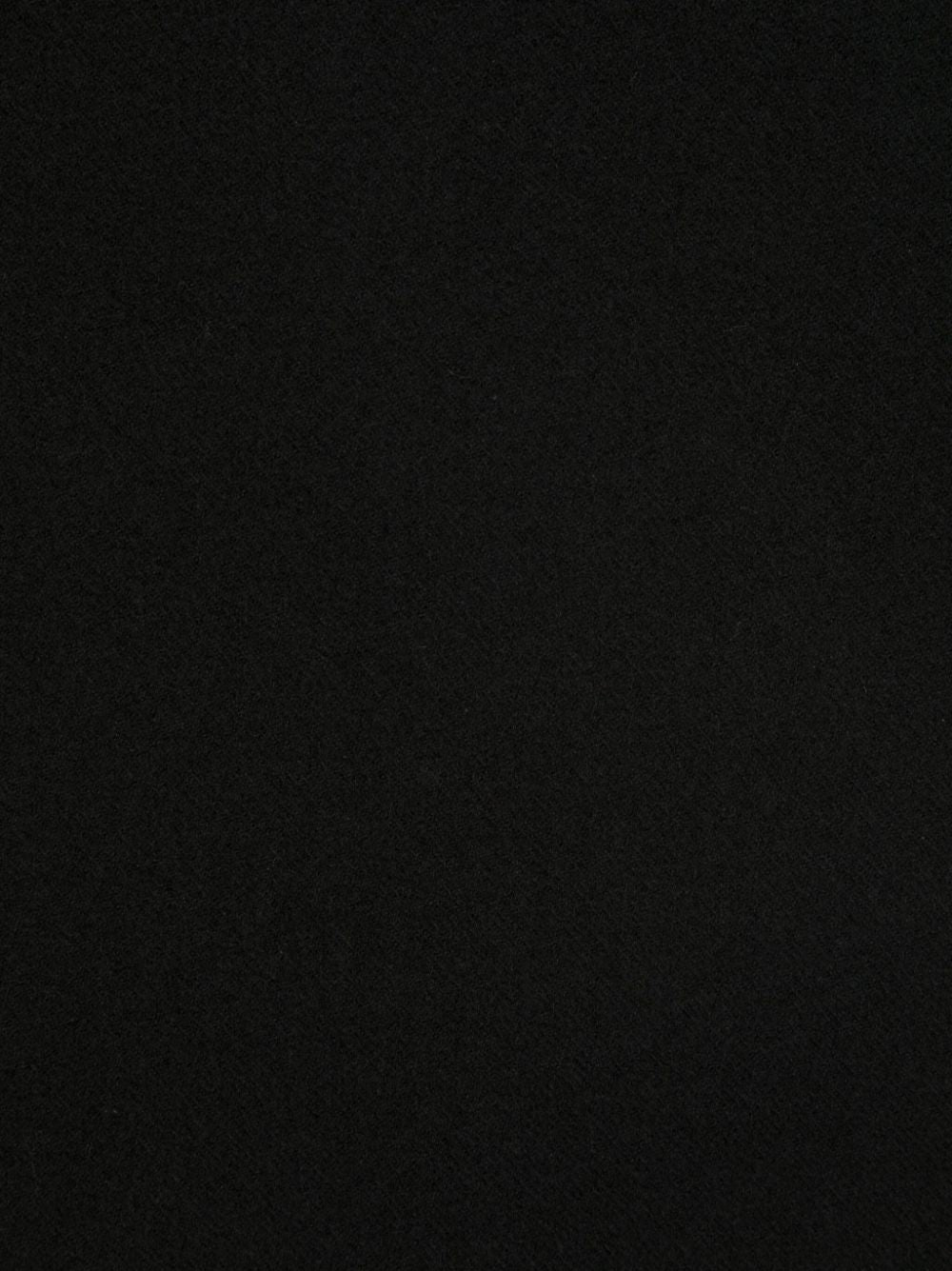 Saint Laurent Men Embroidered Logo Rectangular Scarf In Cashemre Jacquard