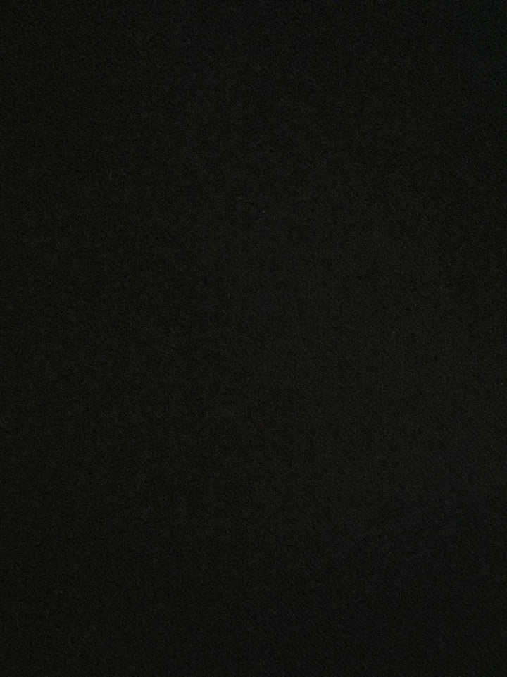 Saint Laurent Men Embroidered Logo Rectangular Scarf In Cashemre Jacquard