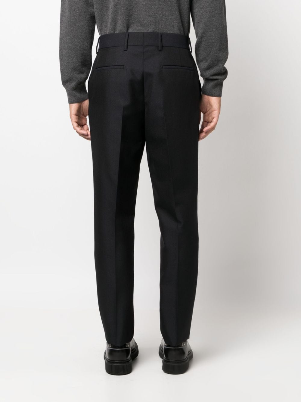 Prada Men Mid-Rise Tailored Trousers
