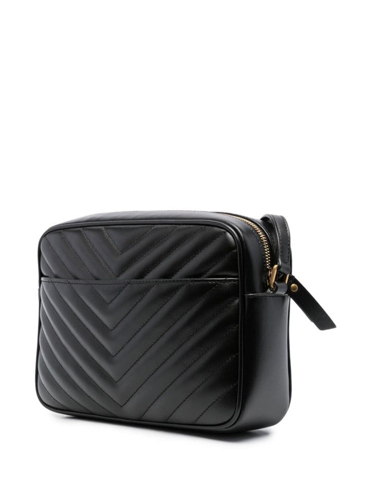 Saint Laurent Women Quilted Leather Lou Camera Bag