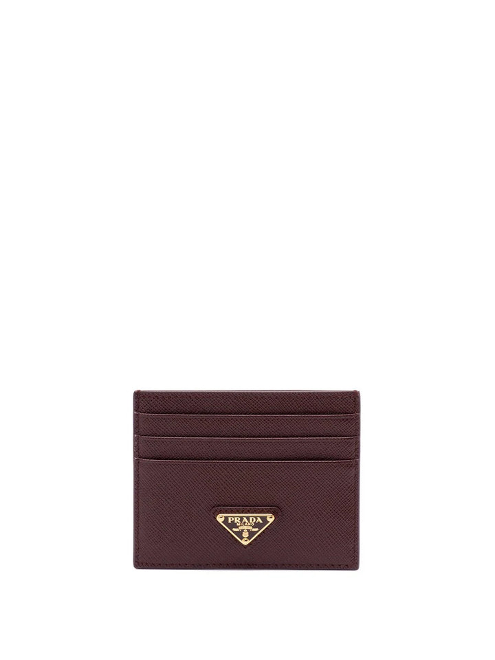 Prada Women Saffiano Leather Card Holder