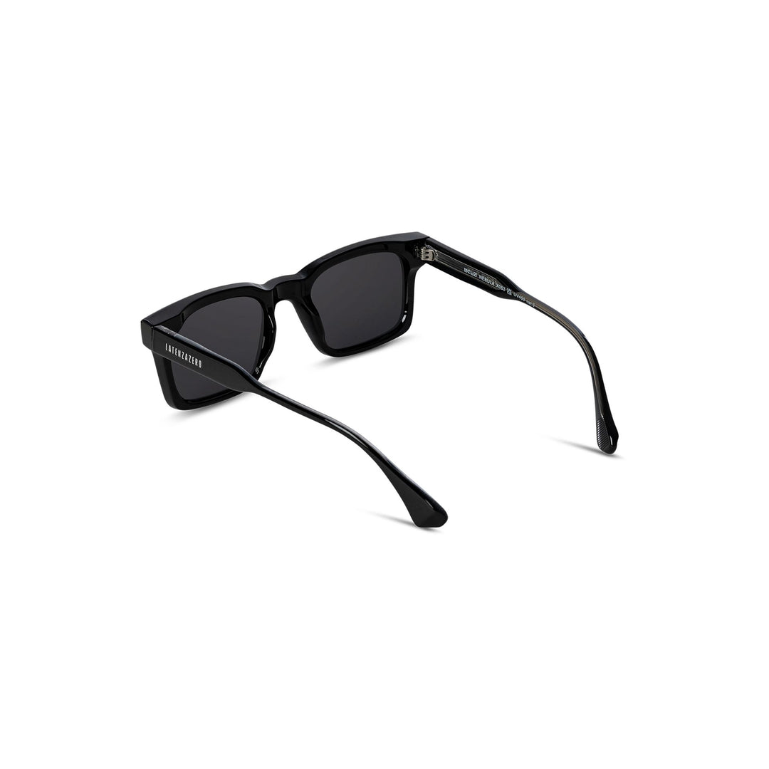 Black stylish Italian designed affordable sunglasses with UV protection.
