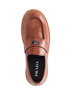 Prada Men Logo Loafers