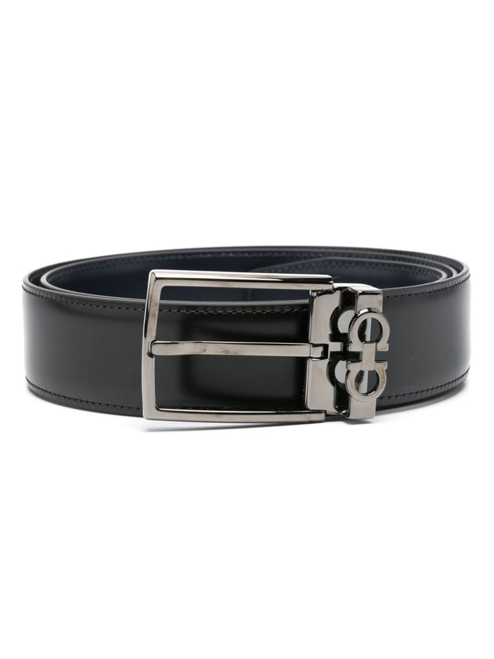 Ferragamo Men Cintura Reversibile Gancini