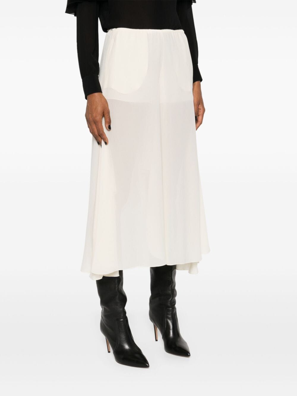 Chloe Women Silk Georgette Long Skirt