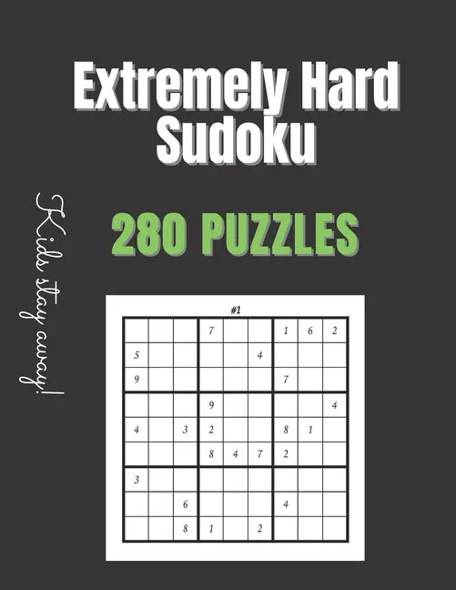 Extremely Hard Sudoku: Sudoku Books For Adults Hard - Extremely Hard - Paperback