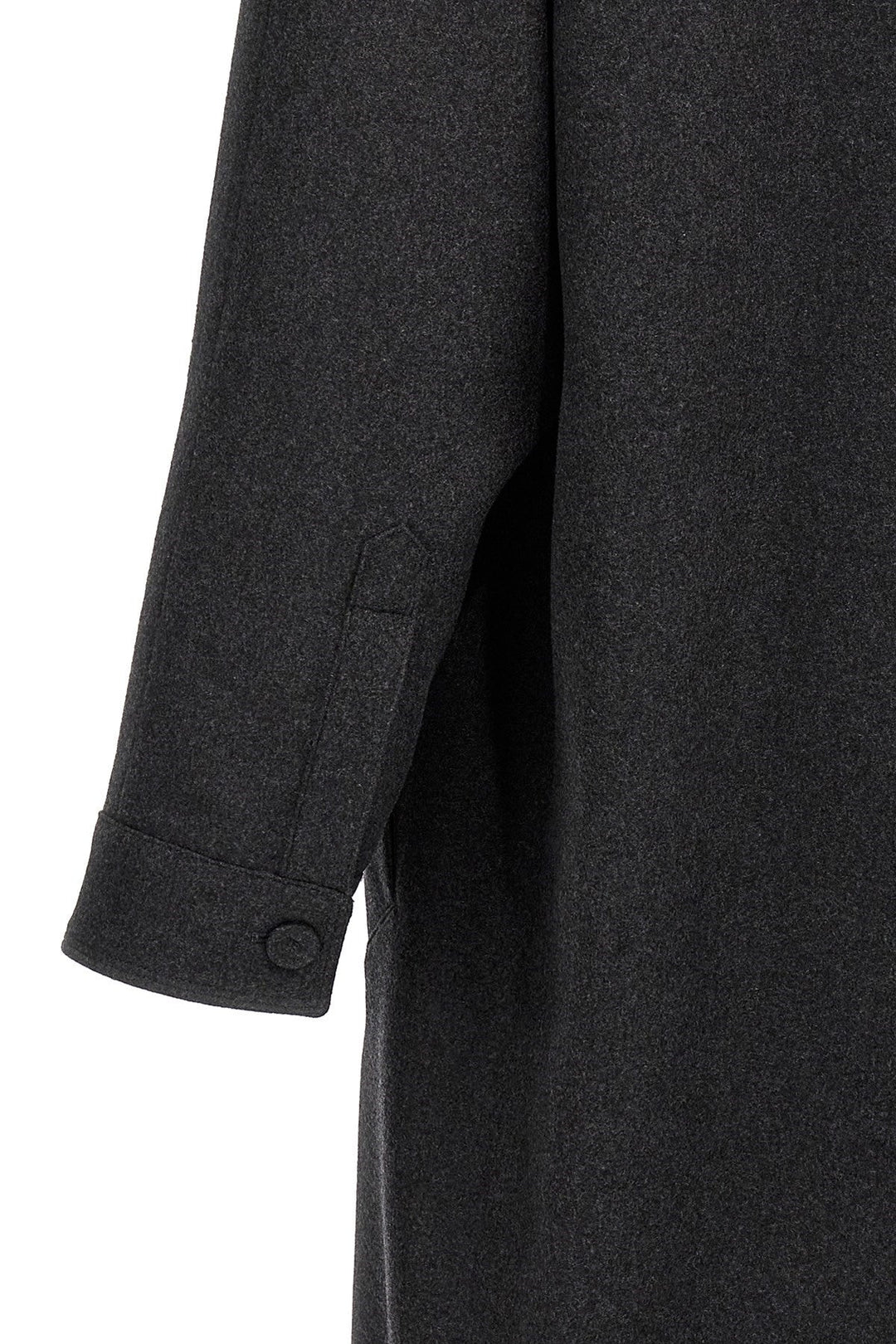 Fendi Men Single-Breasted Cashmere Coat