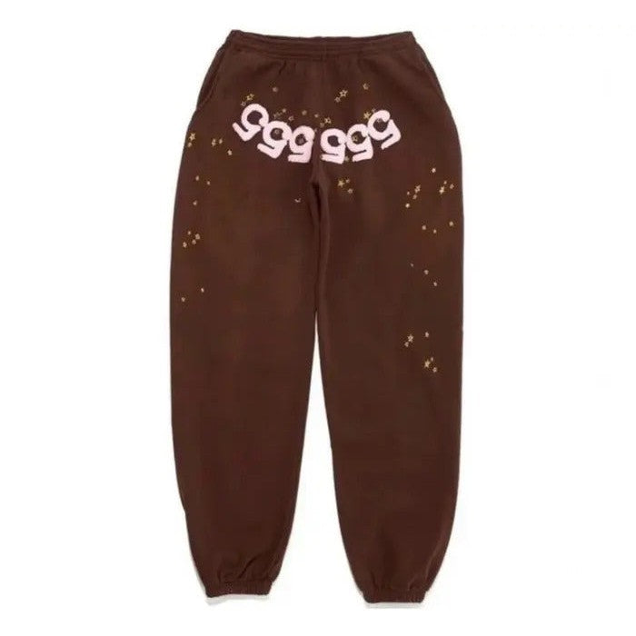 Sp5der Classic Sweatpant Brown
