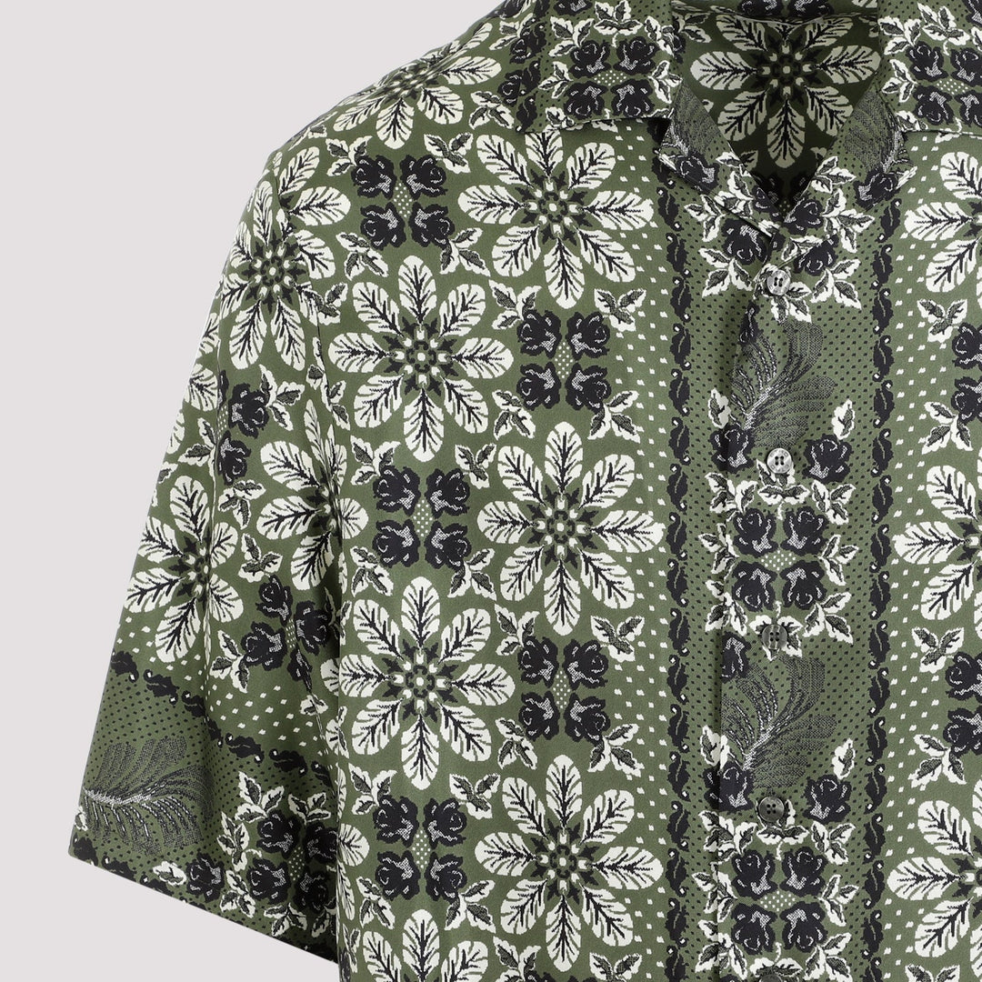 Etro Silk Boxy Shirt Men