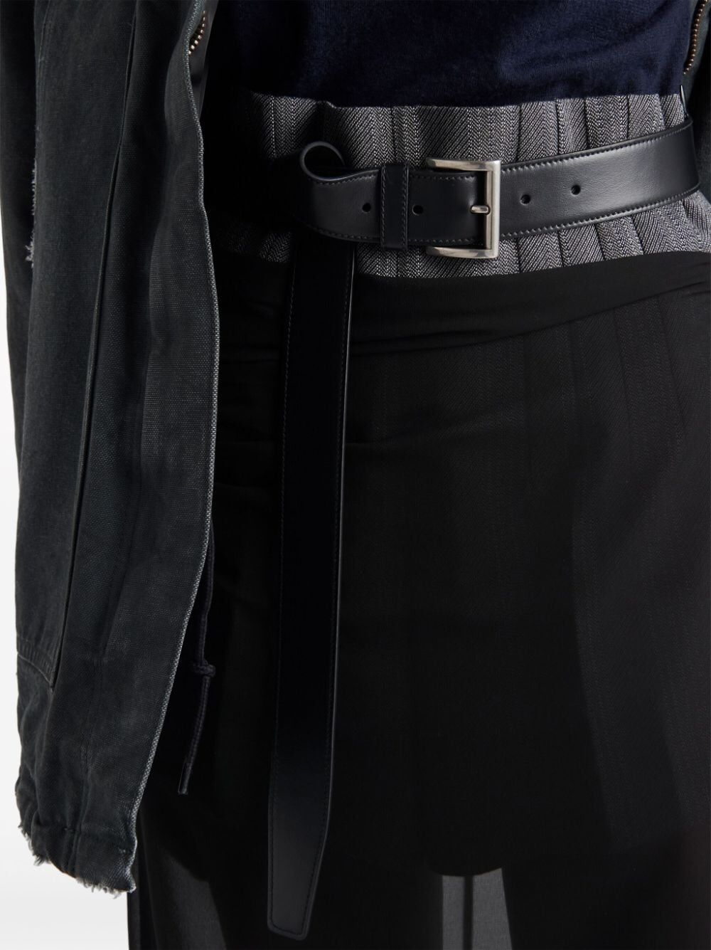 Prada Women Gonna Pencil In Georgette