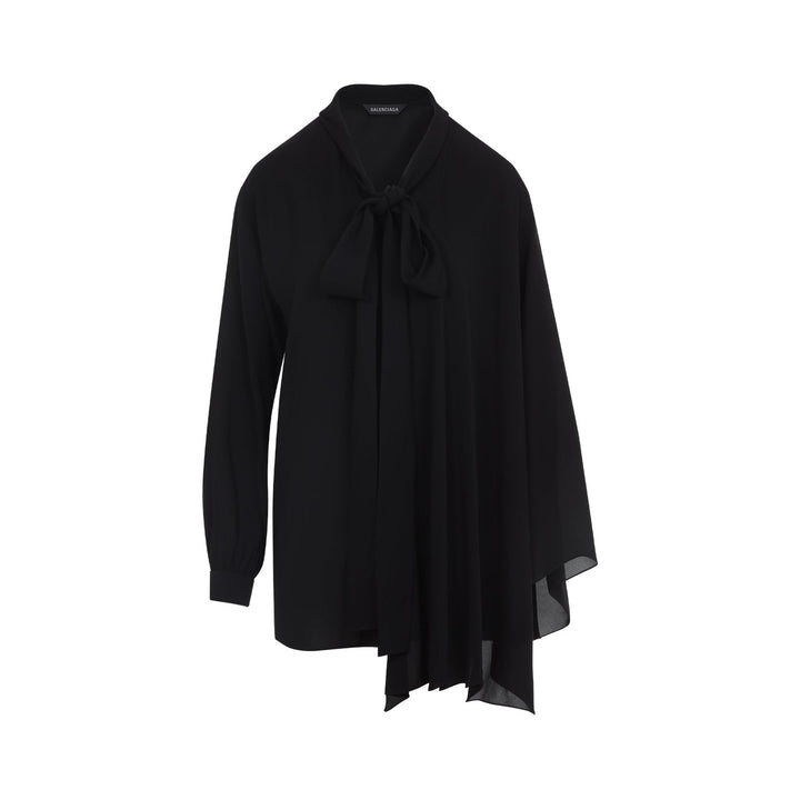 Balenciaga Scarf Blouse Women