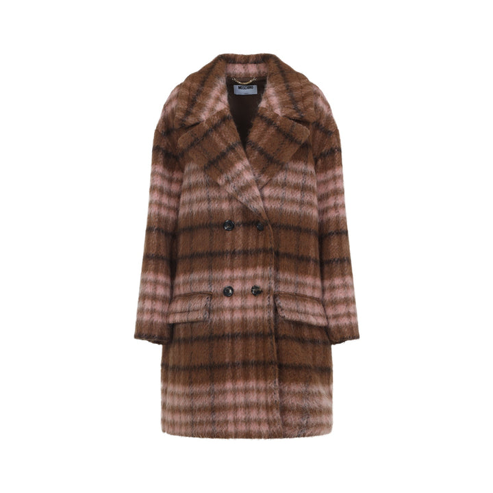 Moschino Check Coat Women