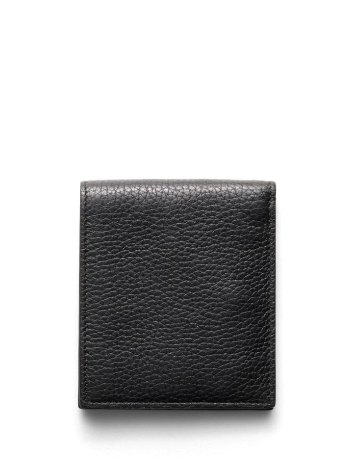 Prada Men Grained Leather Bi-Fold Wallet