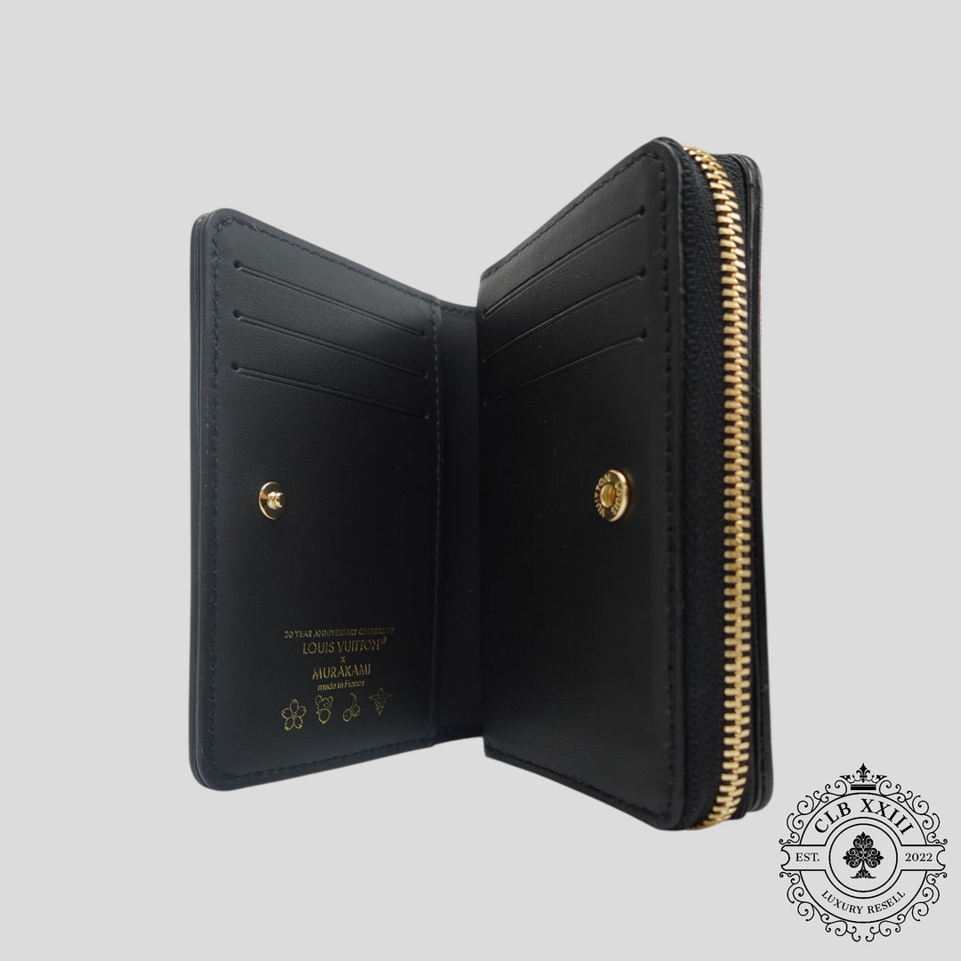 Louis Vuitton Takashi Murakami Lou Wallet in Black
