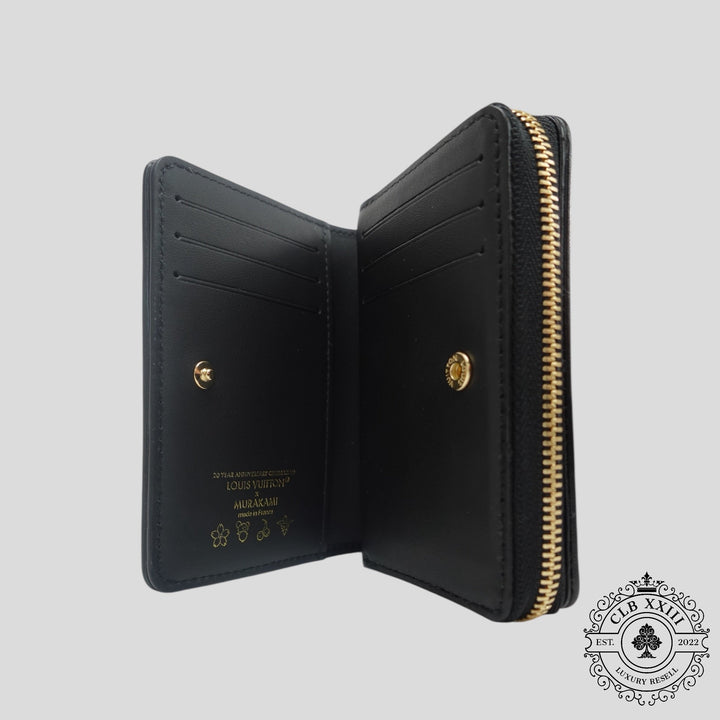 Louis Vuitton Takashi Murakami Lou Wallet in Black