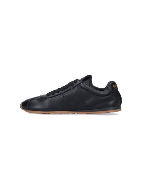 Miu Miu Women Lamb Nappa 'Plume' Sneakers