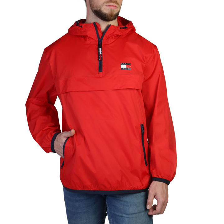 Tommy Hilfiger men's red windbreaker Jackets