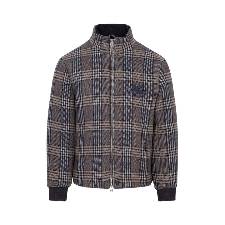 Etro Virgin Wool Padded Jacket Men