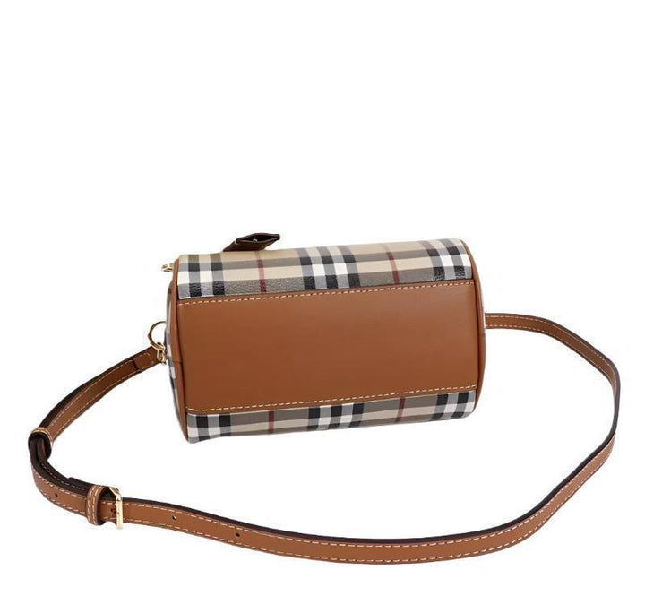 Burberry Mini Check Bowling Bag