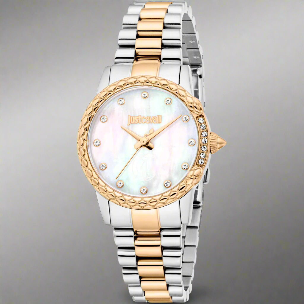 Just Cavalli women's mother of pearl Watches