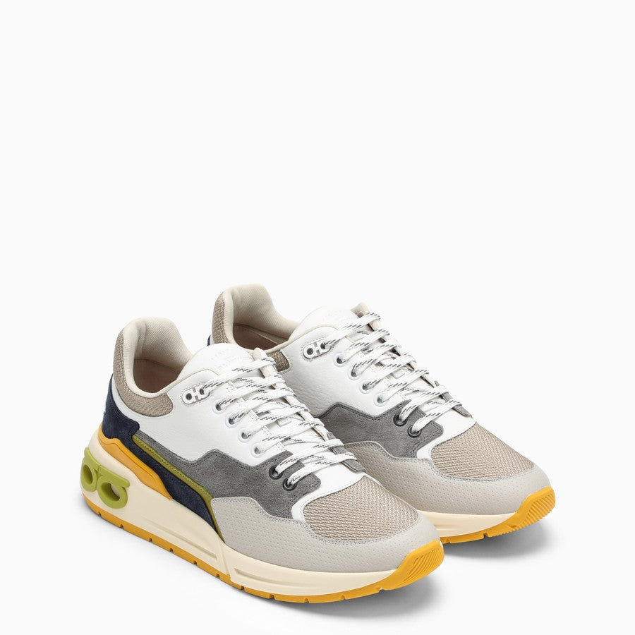 Salvatore Ferragamo Men Multicoloured Gancini Trainer