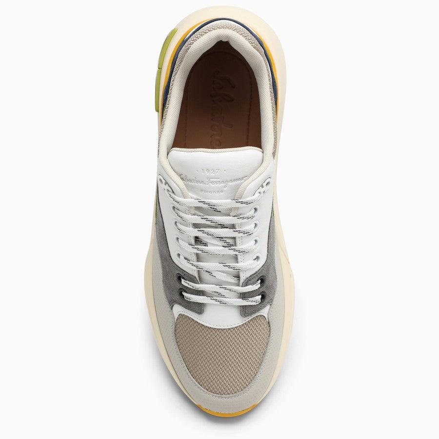 Salvatore Ferragamo Men Multicoloured Gancini Trainer