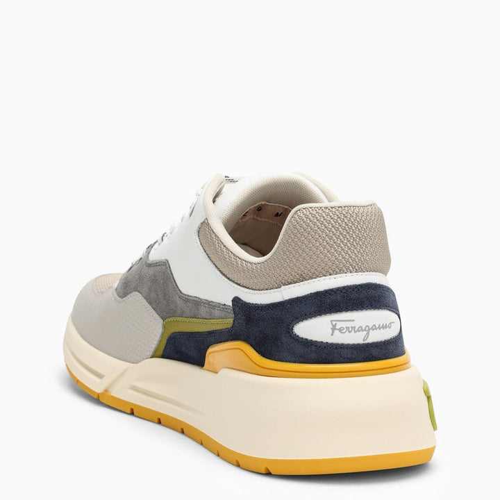 Salvatore Ferragamo Men Multicoloured Gancini Trainer