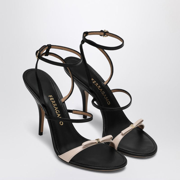 Ferragamo Ariel 95 Black/Nude High Heels Women