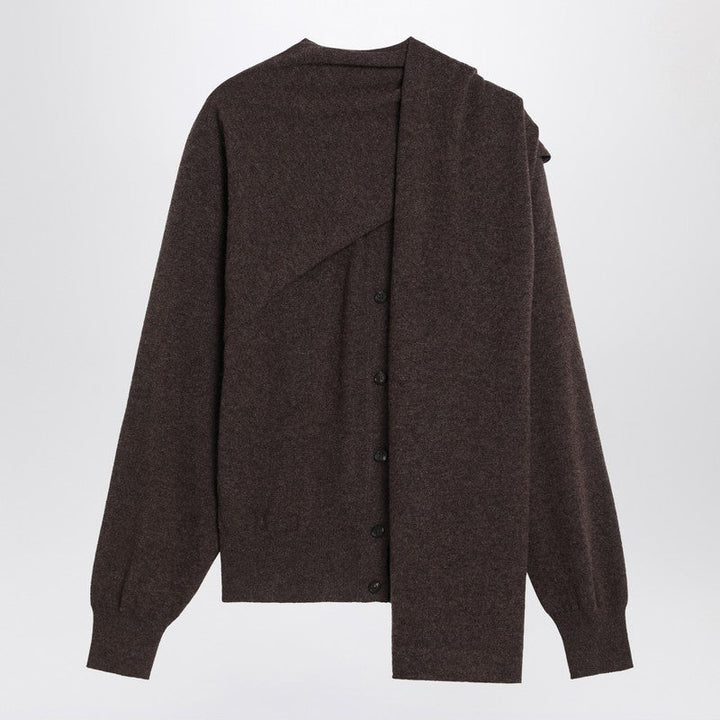 Ferragamo Clay Mélange Cashmere Cardigan Women