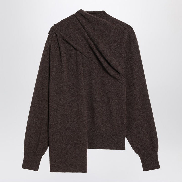 Ferragamo Clay Mélange Cashmere Cardigan Women