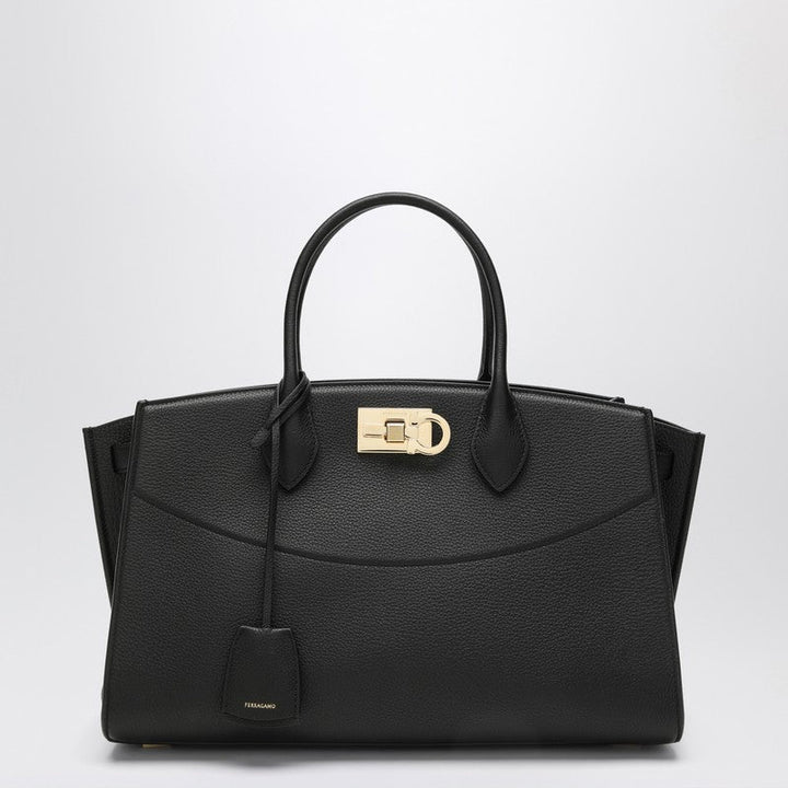 Ferragamo Ferragamo Studio L Bag In Black Women