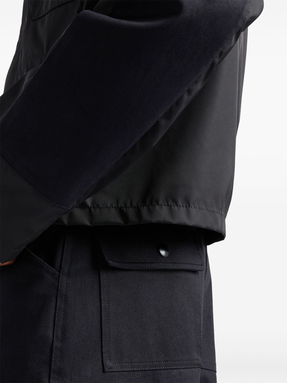 Prada Men Utility Pockets Cotton Bermudas