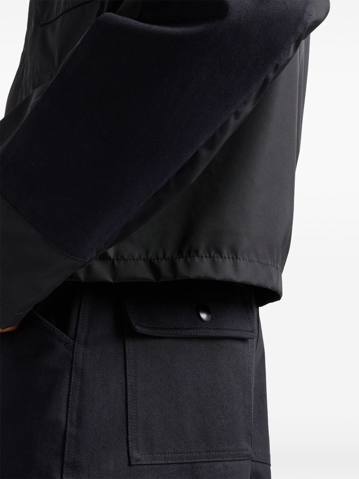 Prada Men Utility Pockets Cotton Bermudas