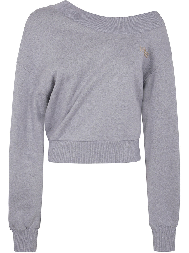 The Attico Women Round Neck Sweatshirt