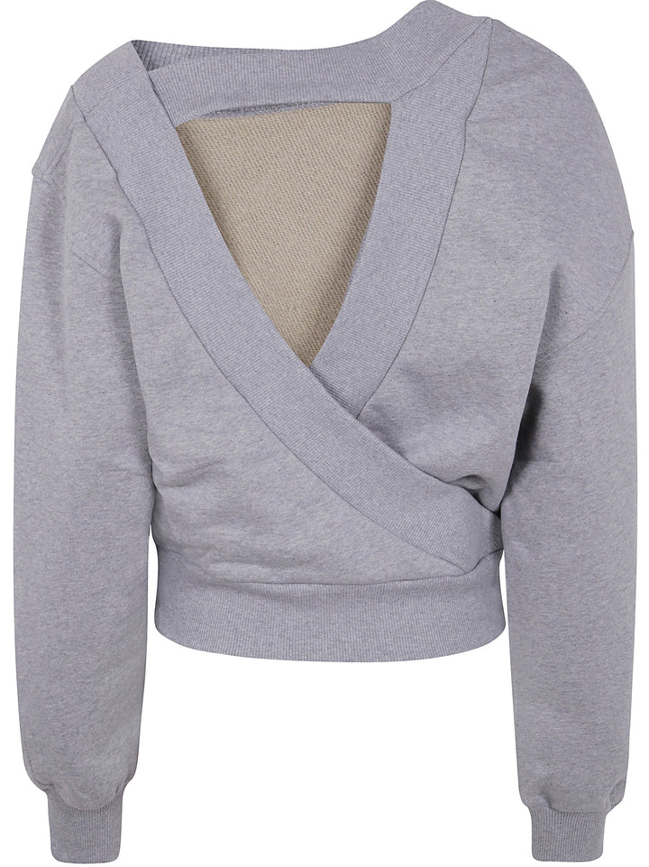 The Attico Women Round Neck Sweatshirt