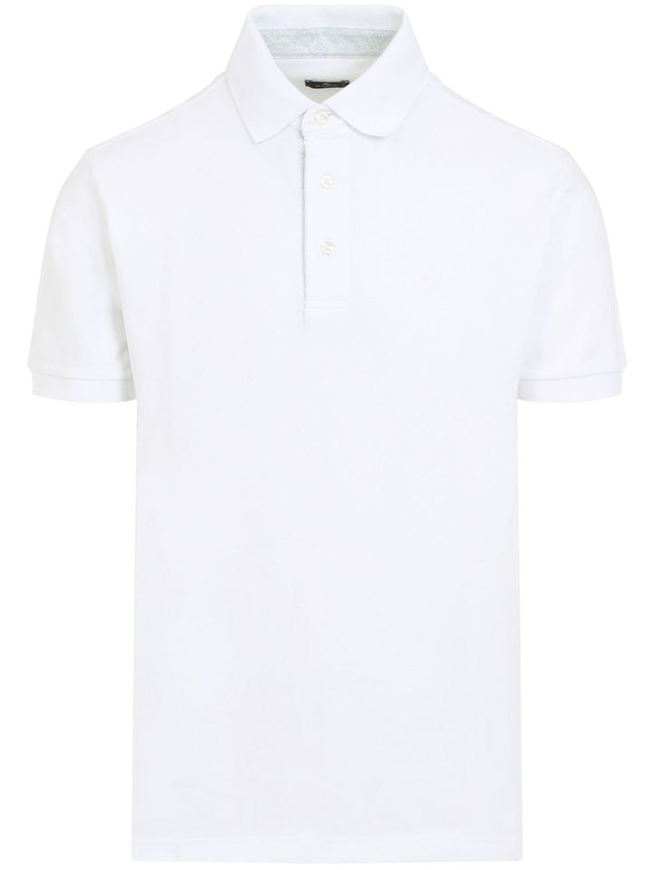Etro Men Cotton Piqué Polo Shirt