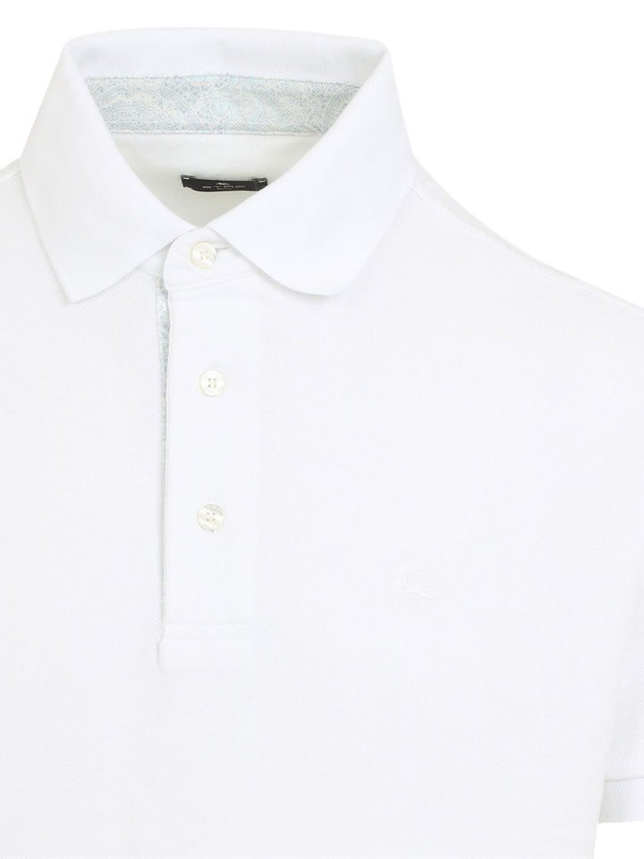 Etro Men Cotton Piqué Polo Shirt