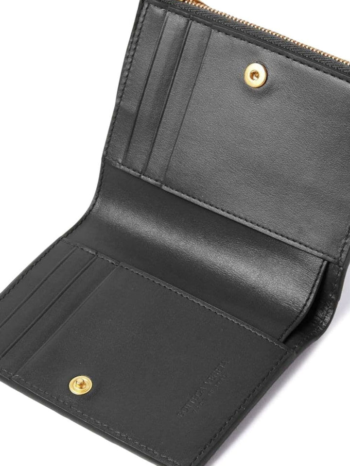 Bottega Veneta Women Portafoglio Bi-Fold Intrecciato Piccolo