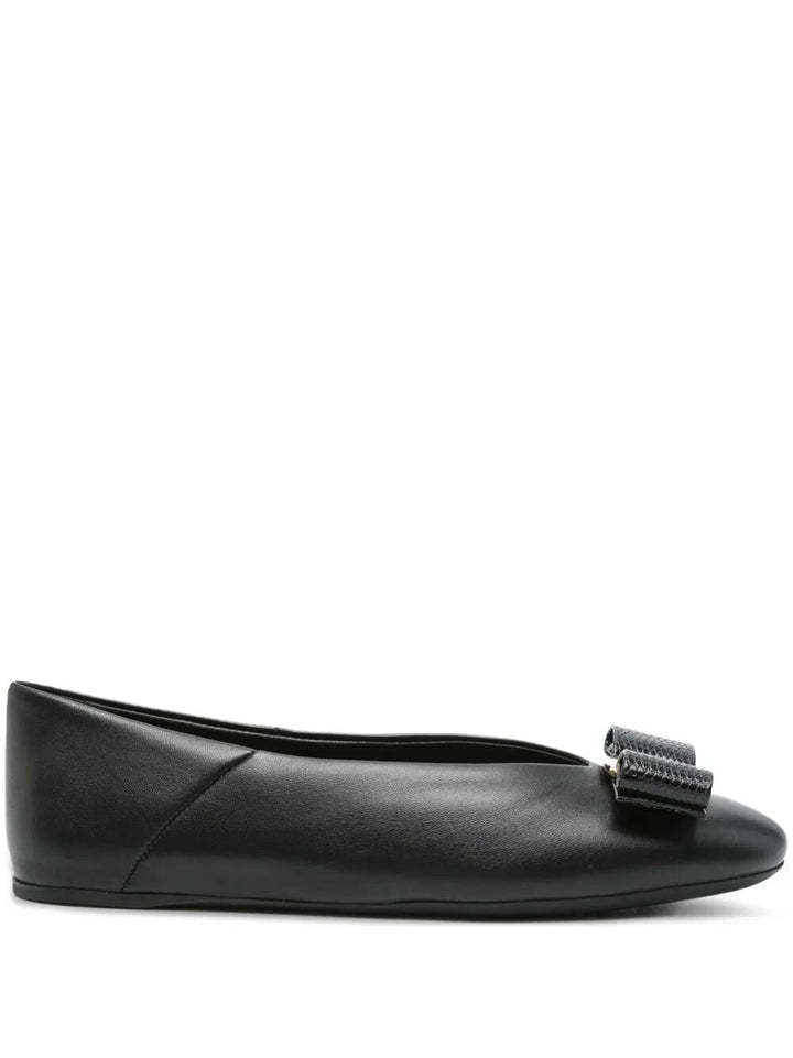 Ferragamo Women Nappa Leather Vanna Ballerinas