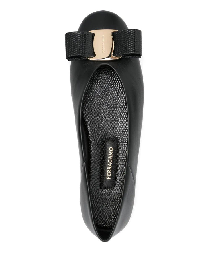 Ferragamo Women Nappa Leather Vanna Ballerinas