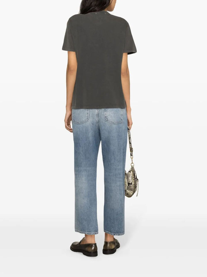 Golden Goose Women Crystal-Embellished Cotton T-Shirt