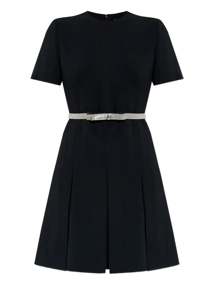 Versace Women Crystal-Embellished Belt Cocktail Dress