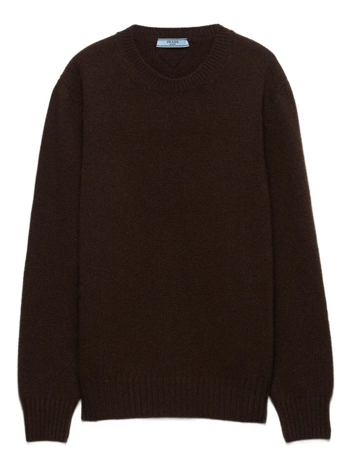 Prada Women Wool And Cashmere Crew-Neck Sweater