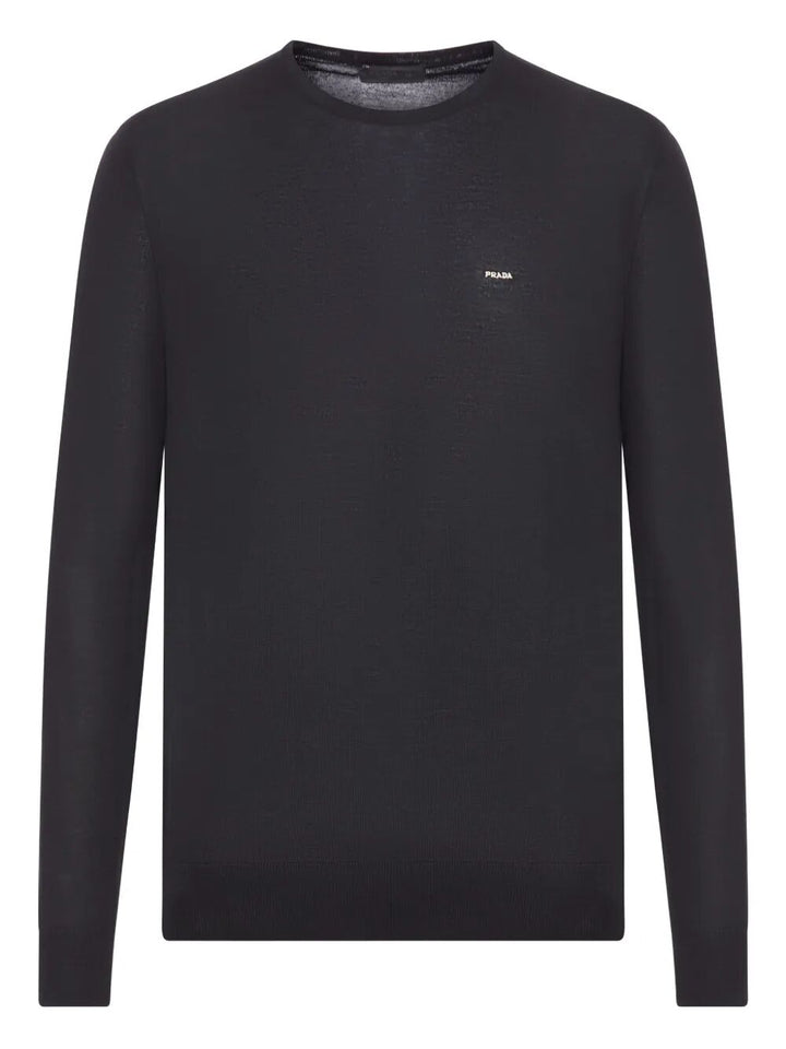 Prada Men Wool Crew-Neck Jumper