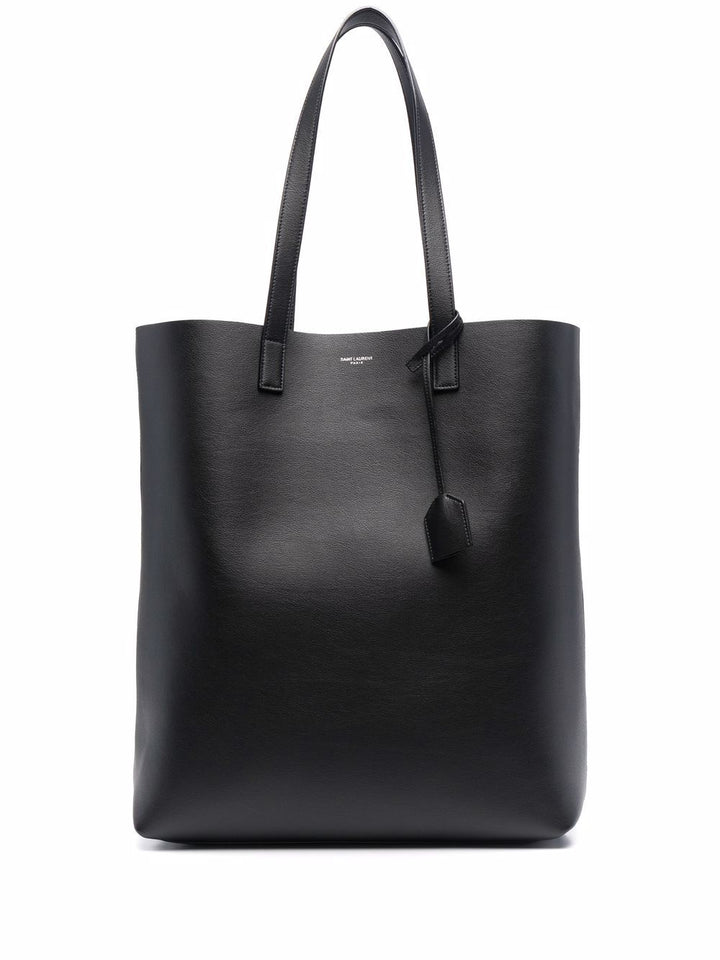 Saint Laurent Men Bold Leather Tote Bag